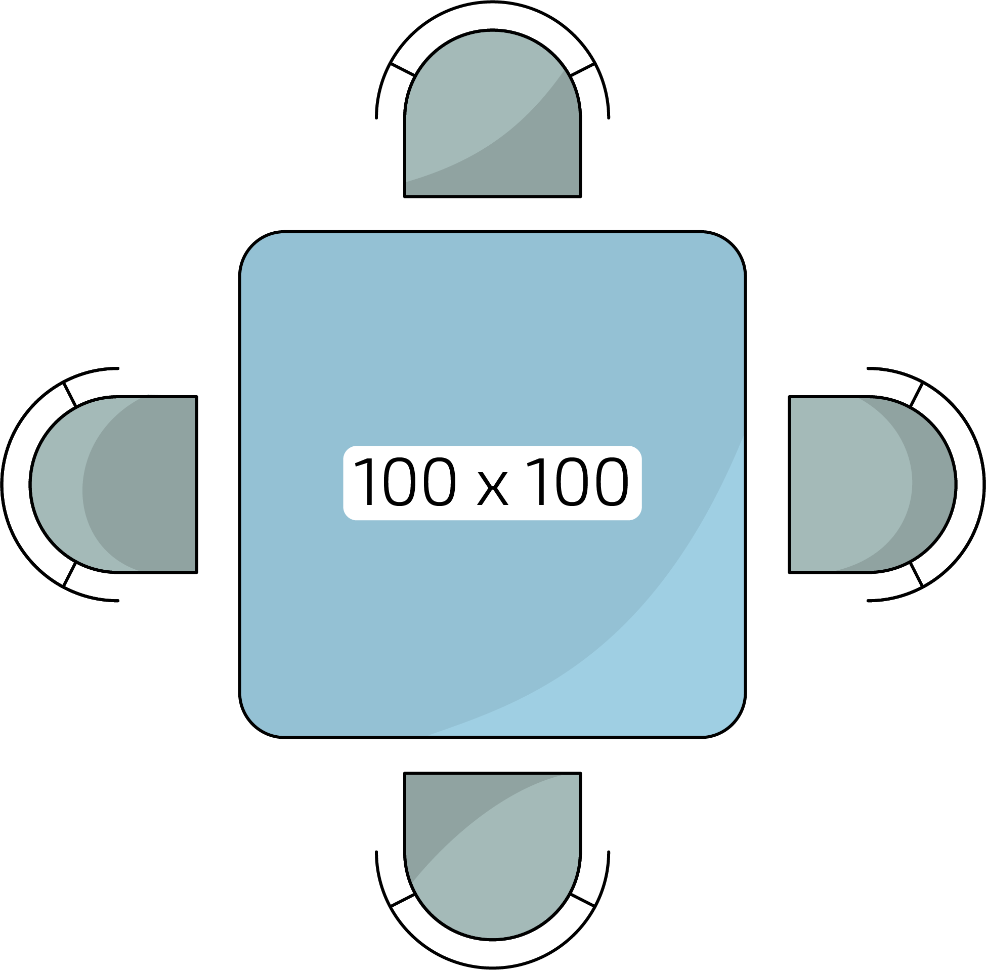 Stoly a osoby 100x100